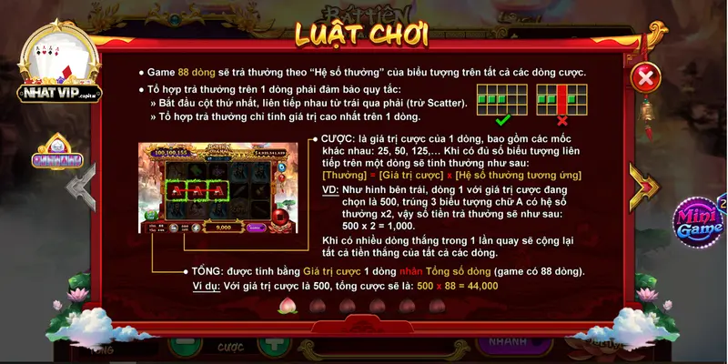 Cách chơi và cách thắng trong game bát tiên quá hải